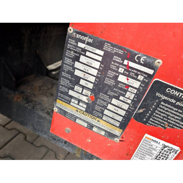 2012 Snorkel S3370RT-45416028