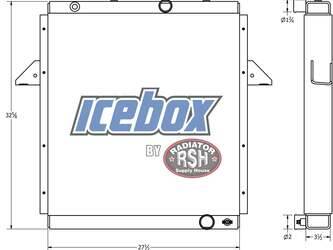 Image for SPARE PARTS Radiator - Aluminum Ford New