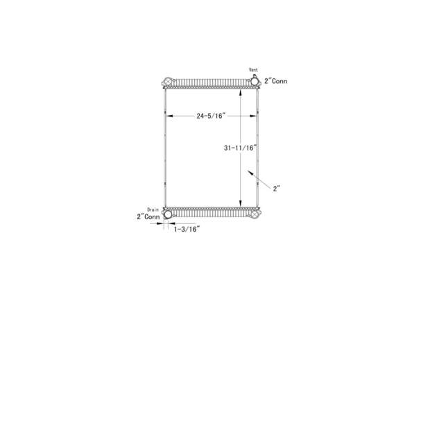 Radiator-PTR Freightliner New-45419499