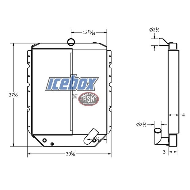 Radiator - Aluminum International New-45419937