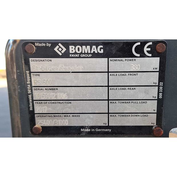 BOMAG RS 500-45420276