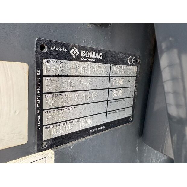 BOMAG BF 300 P-2-45420376