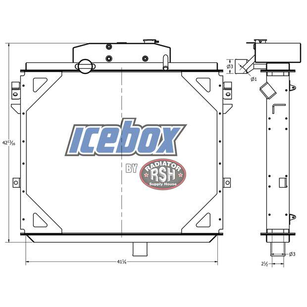 Radiator-BOH Kenworth New-45420560