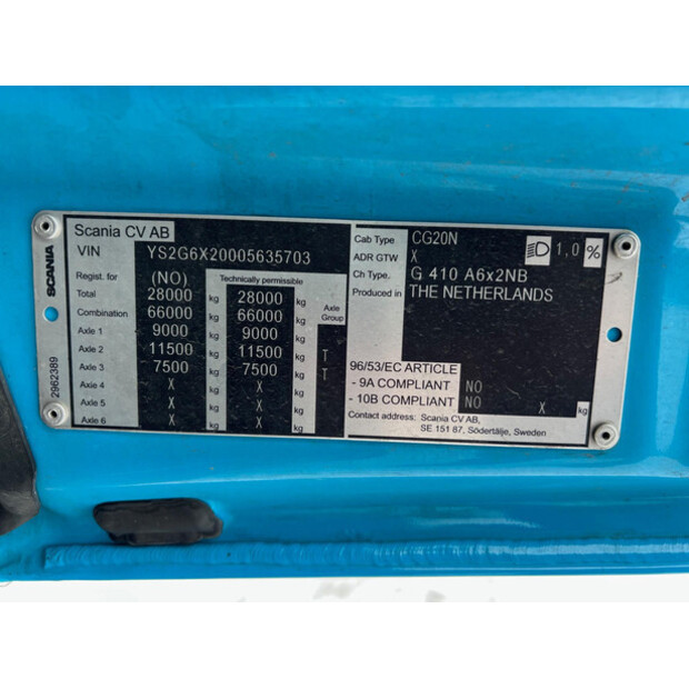 2021 سكانيا G410-45420827