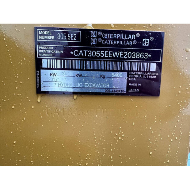 2017 Caterpillar 305.5E2-45422187