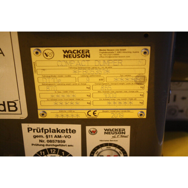 2019 Neuson DT10e-45422224