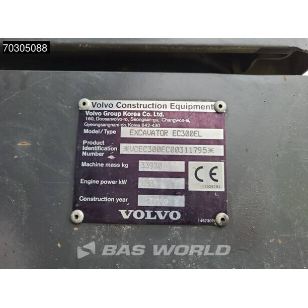 2017 فولفو EC300EL-45422541