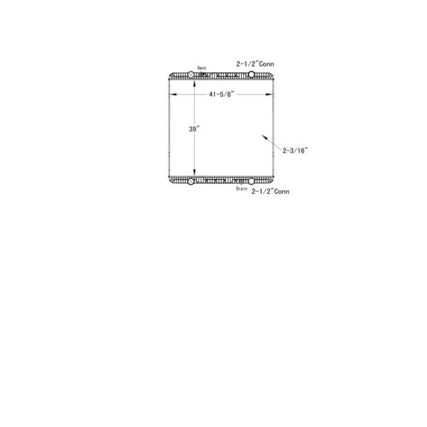 Radiator-PTR Western Star New-45423330