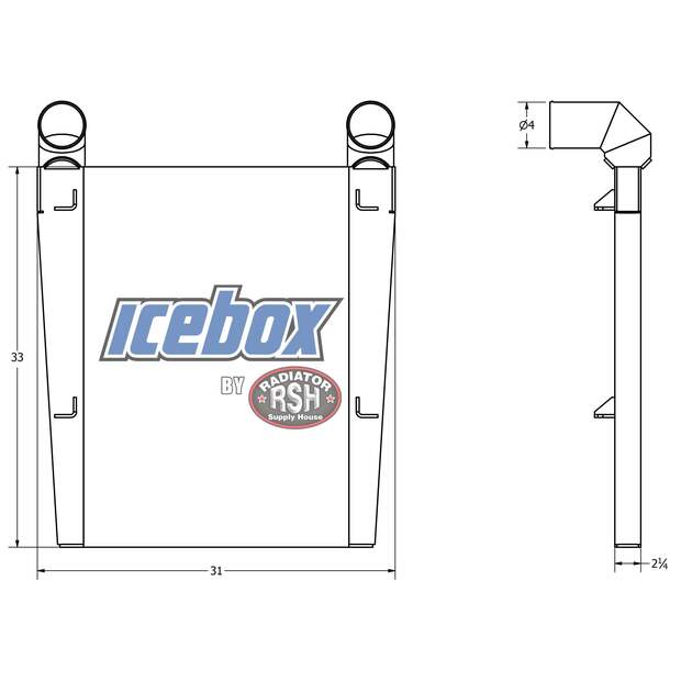 Charge Air Cooler HME New-45423483