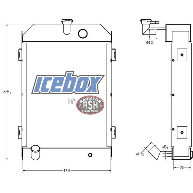 Radiator - Aluminum الايس تشالمرز جديد-45424001