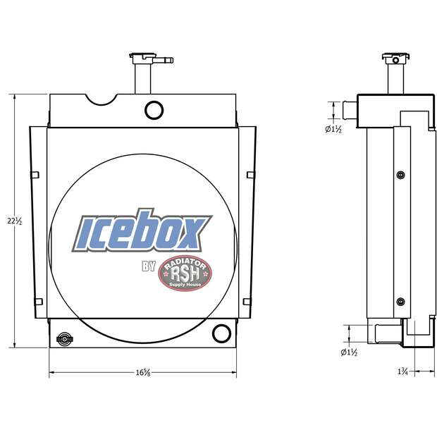 Radiator - Aluminum وايت جديد-45424072