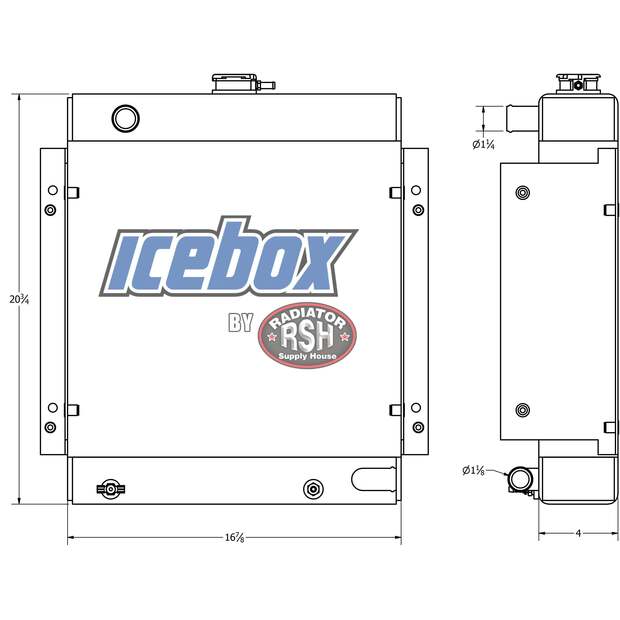 Radiator - Aluminum Weiss McNair New-45424085