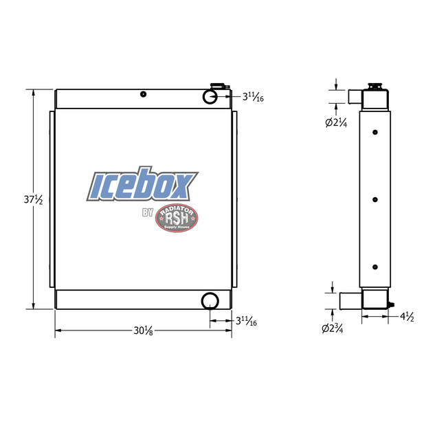 Radiator - Aluminum Versatile New-45424095