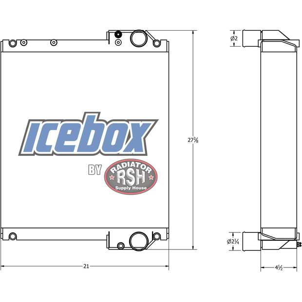 Radiator - Aluminum White New-45424128