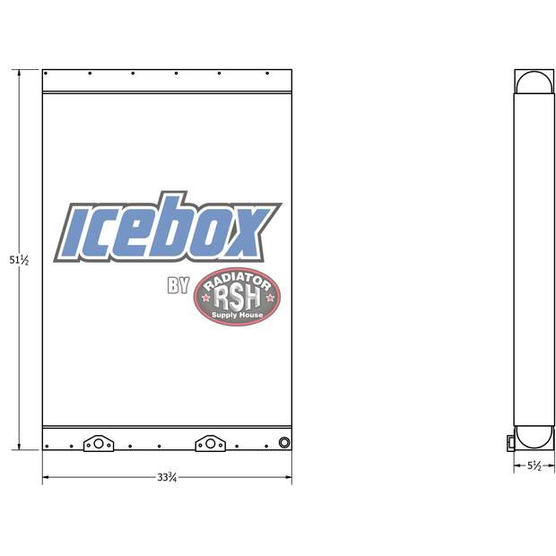 Radiator - Aluminum Atlas Copco New-45424235