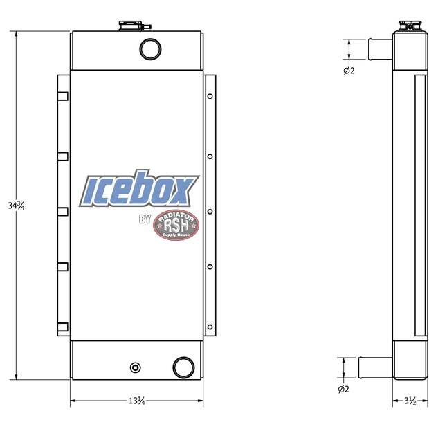 Radiator - Aluminum SULLIVAN New-45424255