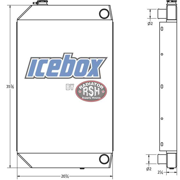 Radiator - Aluminum INGERSOLL RAND New-45424296
