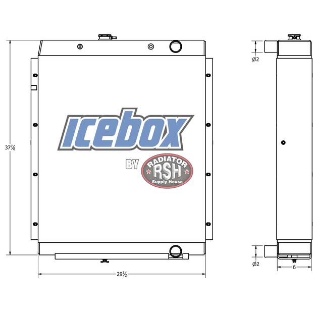 Radiator - Aluminum كاس اي اتش جديد-45424536