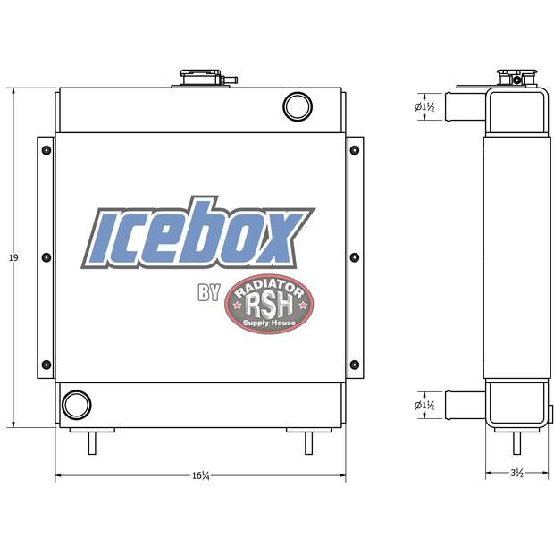 Radiator - Aluminum كاس جديد-45424537