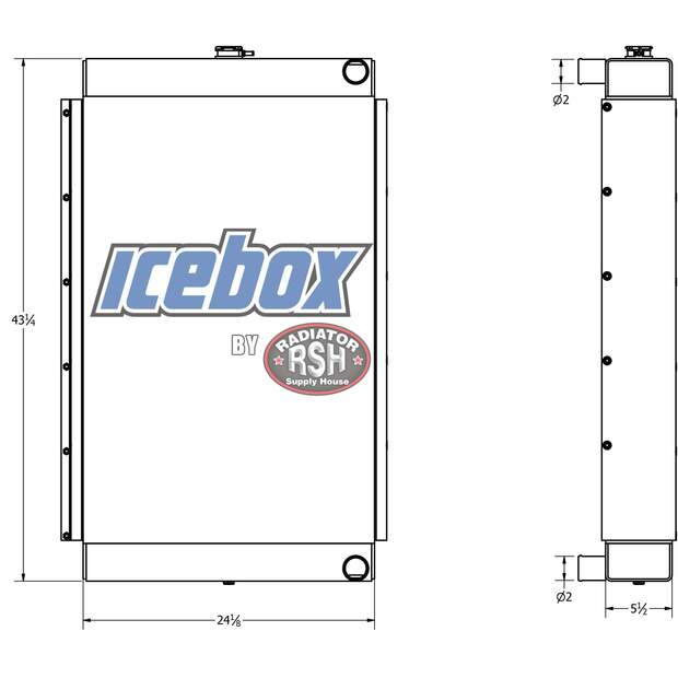 Radiator - Aluminum كاس اي اتش جديد-45424552