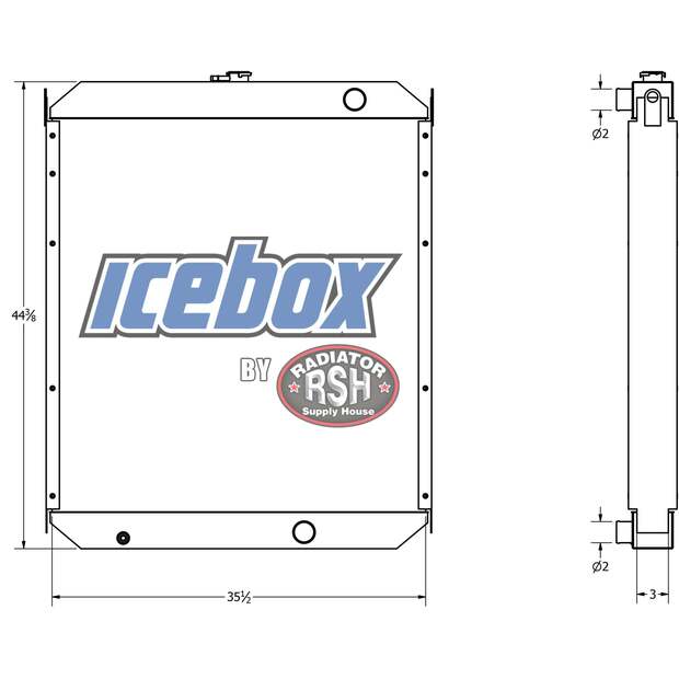 Radiator-SOH Caterpillar New-45424971