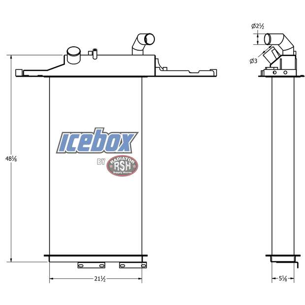 Radiator-BOH كاتربيلر جديد-45425199