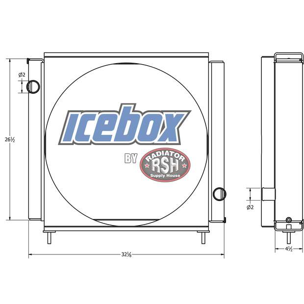 Radiator - Aluminum Caterpillar New-45425257