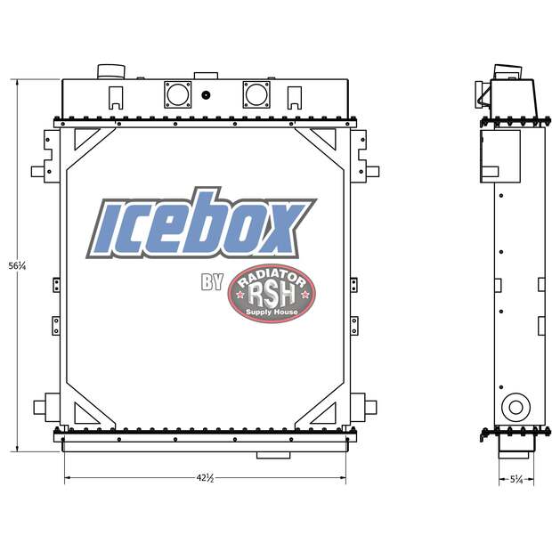 Radiator-BOH Caterpillar New-45425311