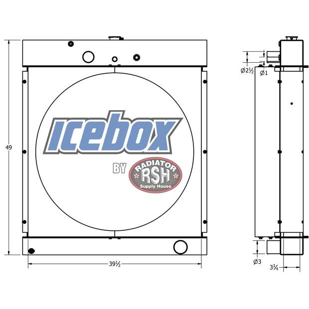 Radiator-BOH Caterpillar New-45425490