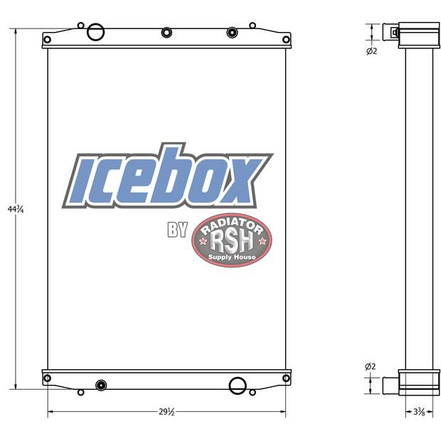 Radiator-BOH Caterpillar New-45425579