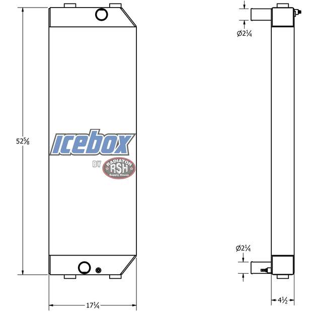 Radiator - Aluminum Caterpillar New-45425588