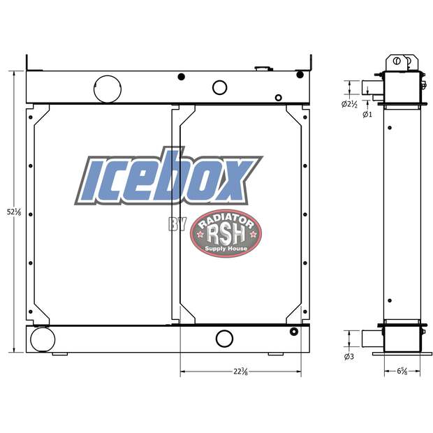 Radiator-BOH Caterpillar New-45425667