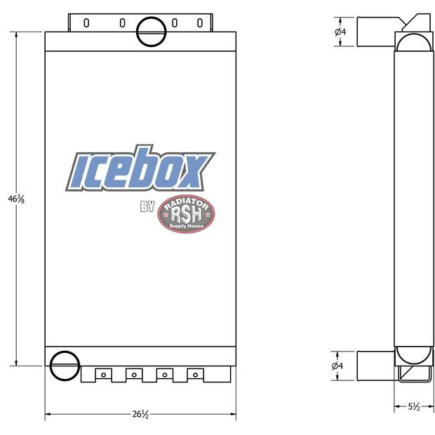 Charge Air Cooler Caterpillar New-45425668