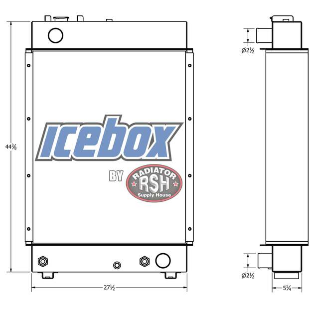 Radiator - Aluminum Caterpillar New-45425754