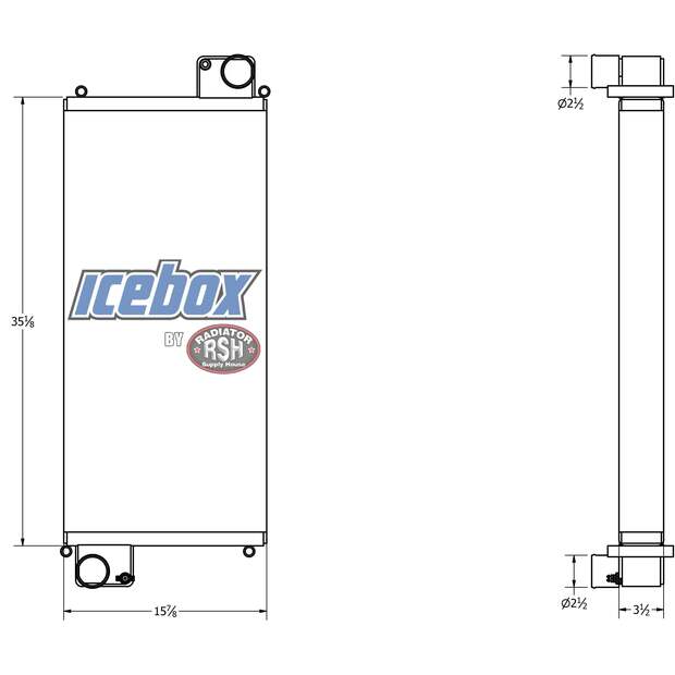 Radiator - Aluminum JOHN DEERE New-45426001