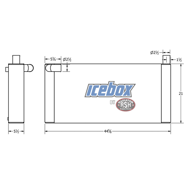 Radiator - Aluminum رودتك جديد-45427921