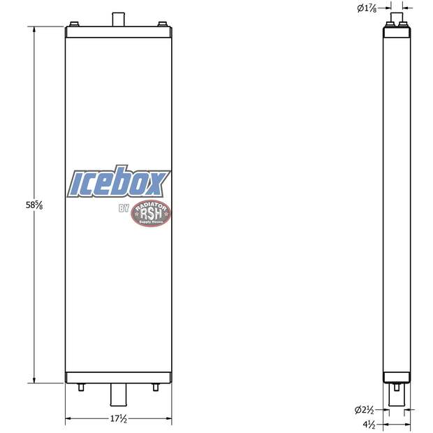 Radiator - Aluminum Komatsu New-45438105
