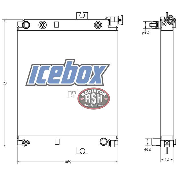 Radiator - Aluminum Hyster New-45438439