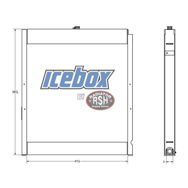 Radiator - Aluminum MADILL New-45441520