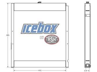 Image for Radiator - Aluminum Radiator - Aluminum MADILL New