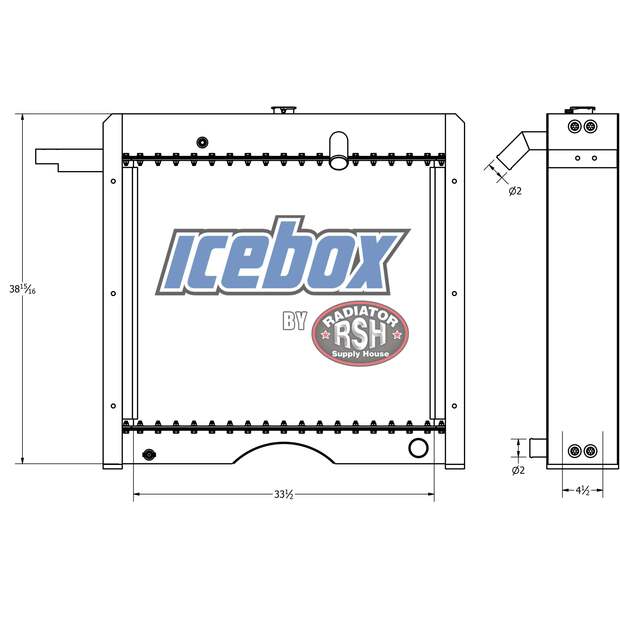 Radiator-BOH THUNDERBIRD New-45441526