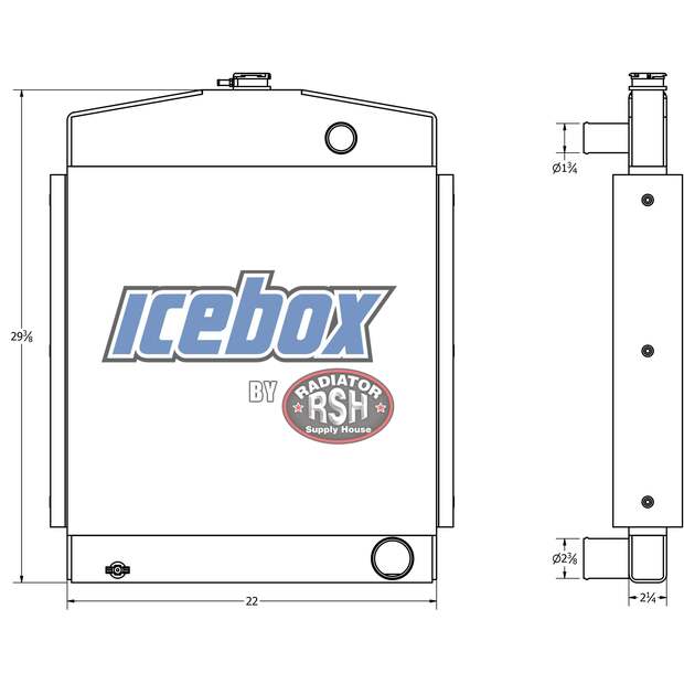 Radiator - Aluminum كيومنز جديد-45441618