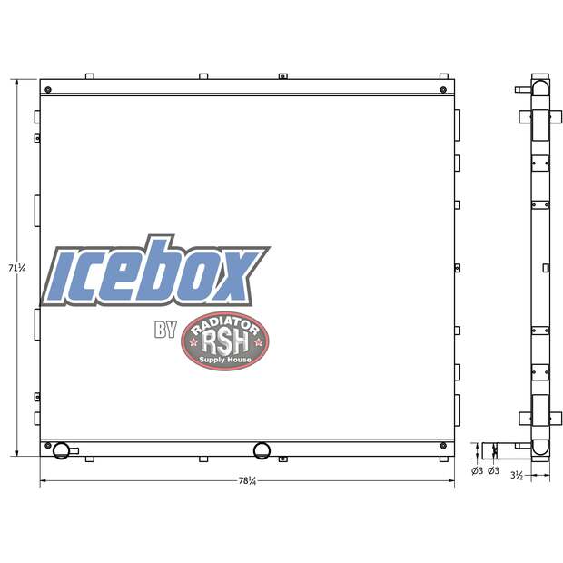 Radiator - Aluminum جديد-45441783