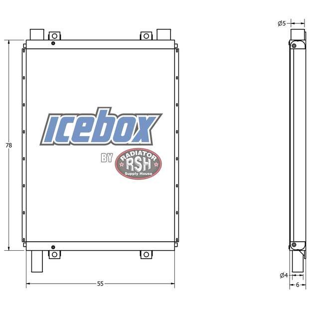 Oil Cooler Frac New-45441824