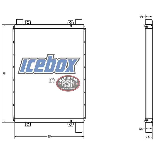Oil Cooler Frac New-45441825