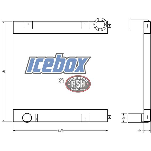 Charge Air Cooler Platinum New-45441860