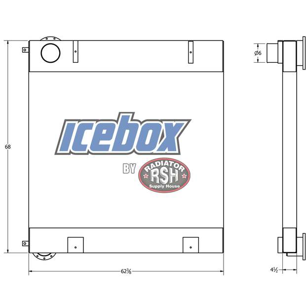 Charge Air Cooler Platinum New-45441861