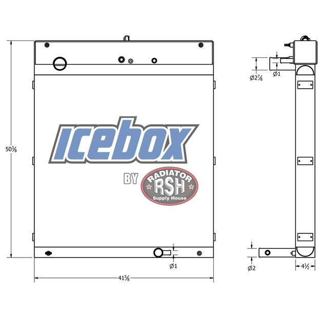 Radiator - Aluminum دووسان جديد-45442100