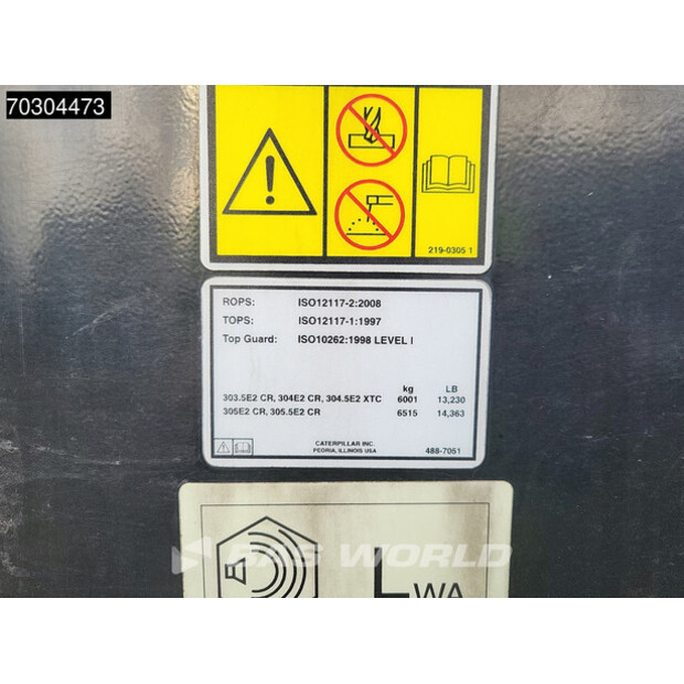 2019 كاتربيلر 305E2CR-45442598