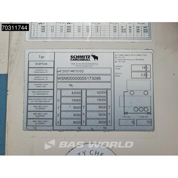2017 Schmitz Cargobull SCB*S3B-45445236